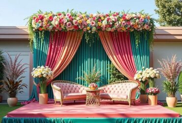 Color Combinations That Work Best for Engagement Stage Decoration