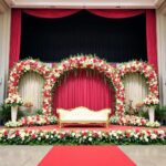 Floral Engagement Stage Decoration Ideas