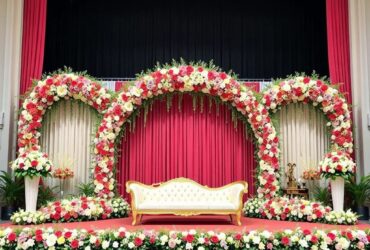 Floral Engagement Stage Decoration Ideas