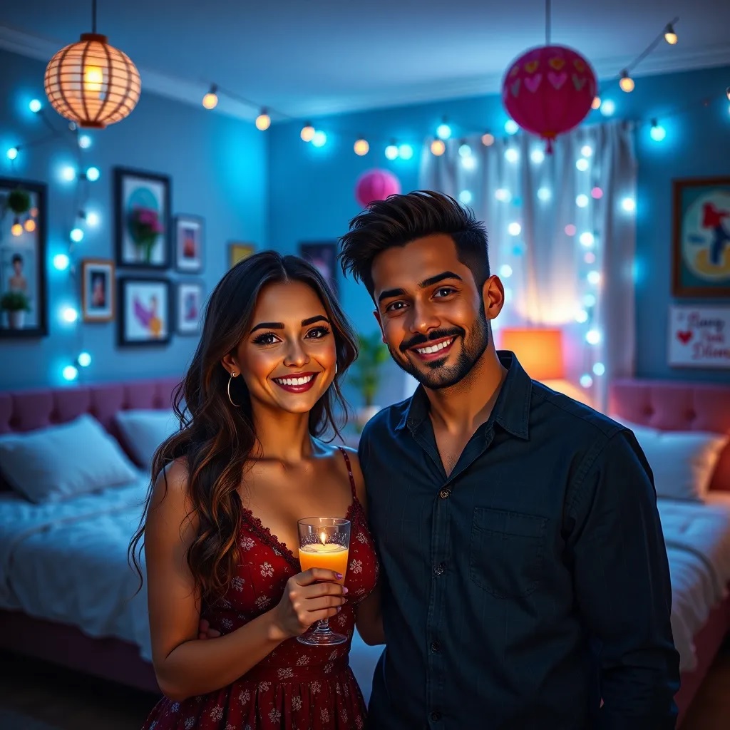 10 Romantic First Night Room Decoration Ideas