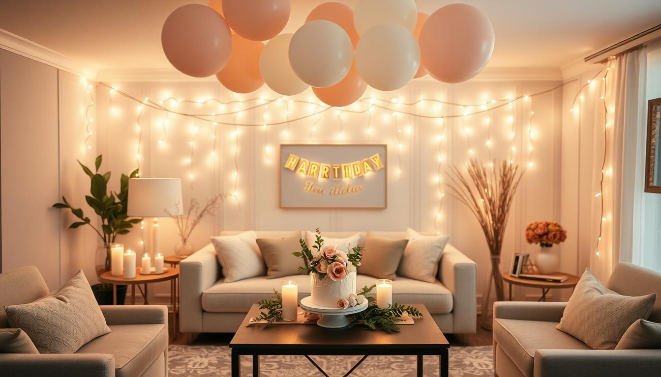 Simple Birthday Decoration Ideas for Adults at Home
