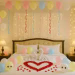unique bedroom decoration ideas for first night of wedding
