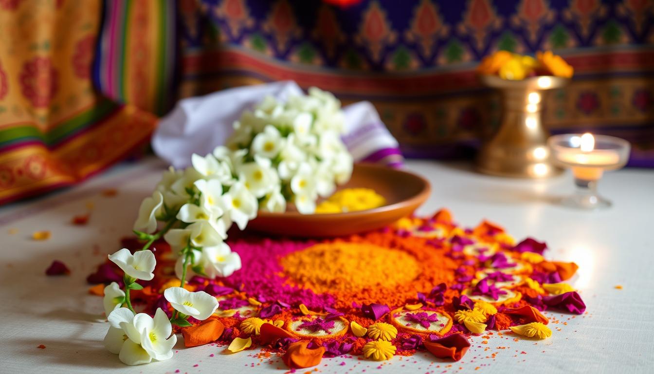 annaprashan ceremony decoration with flowers