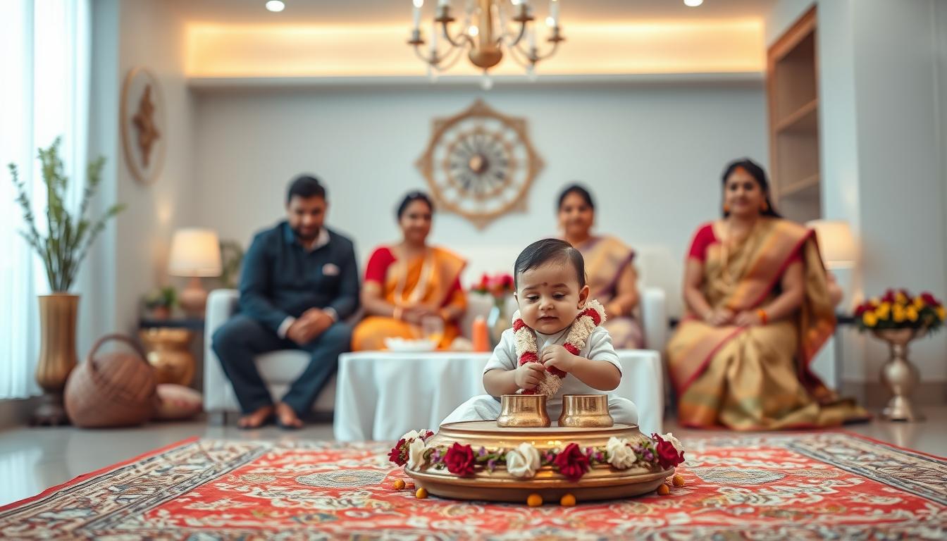 annaprashan decoration ideas at home for baby boy and baby girl