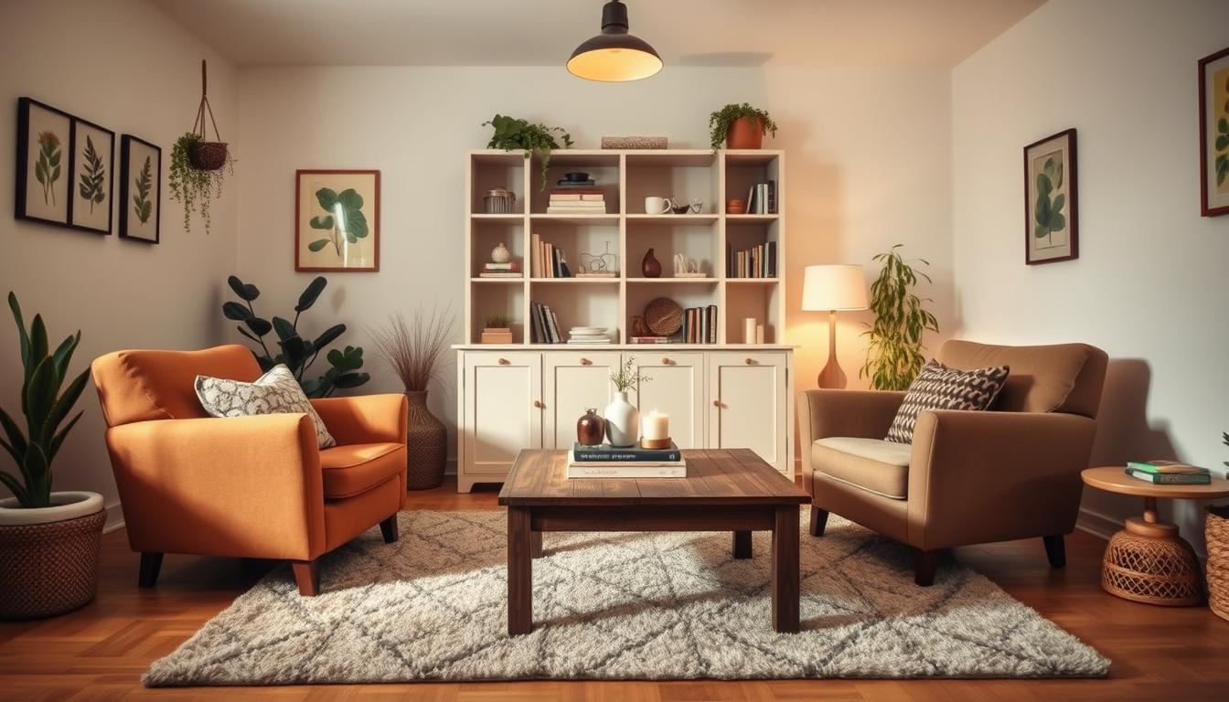 how to decorate living room with simple things on a budget