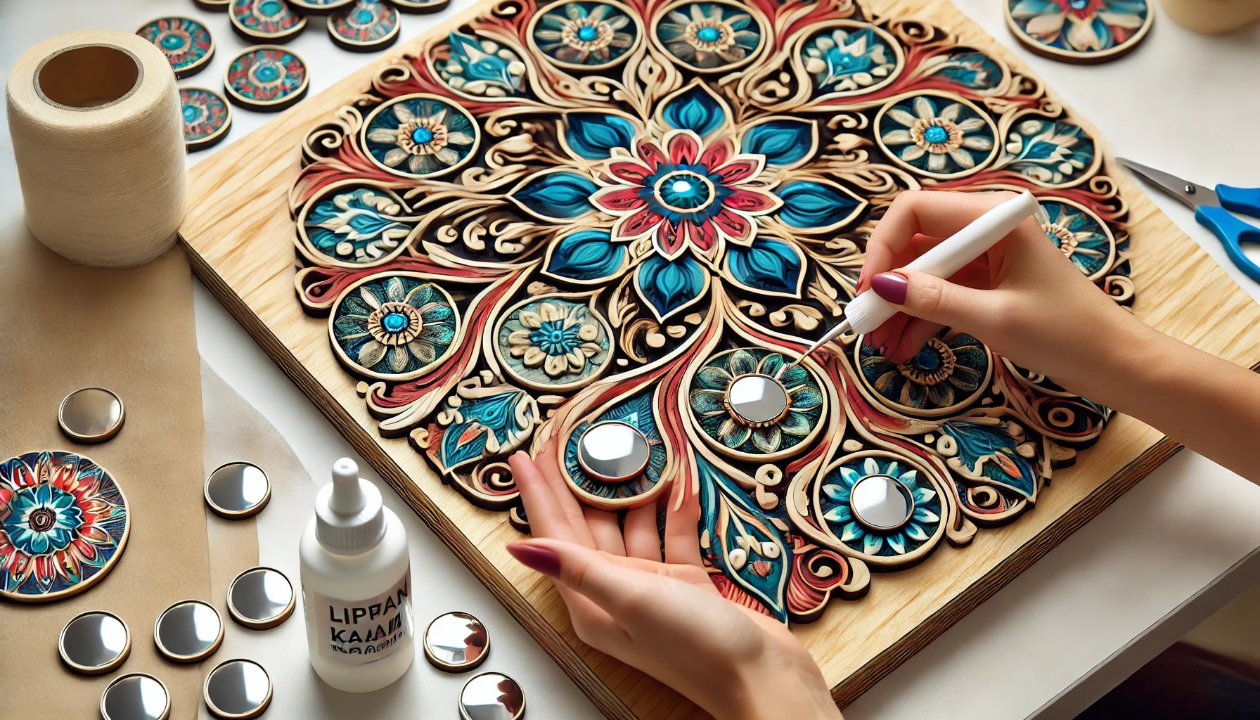 Adding mirrors to your Lippan Kaam artwork